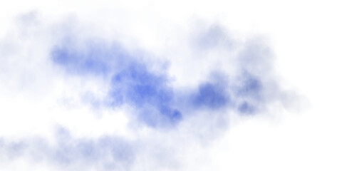 Bright Blue Smoke Cloud Illustration. Fantastic blue smoke. Magic smoke. Smog cloud on podium or stage. Fog vapor over ground or water surface, magic haze. Magic smoke, magic fog, blue steam. PNG.