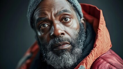 A journalist investigating the causes of homelessness in metropolitan areasphotorealistic portrait,