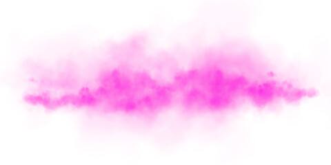 Obraz premium Bright Pink Smoke Cloud Illustration. Fantastic pink smoke. Magic smoke. Smog cloud on podium or stage. Fog vapor over ground or water surface, magic haze. Magic smoke, magic fog, pink steam. PNG.