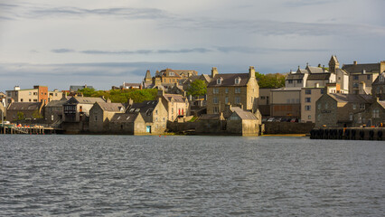Lerwick, the main town in the Shetland Islands archipelago