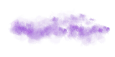 Bright Purple Smoke Cloud Illustration. Fantastic purple smoke. Magic smoke. Smog cloud on podium or stage. Fog vapor over ground or water surface, magic haze. Magic smoke, magic fog, purple steam. PN © Orange Sky