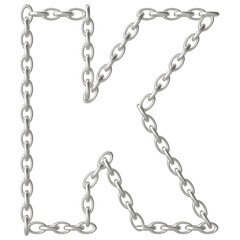 K Alphabet letters type of barbed wire