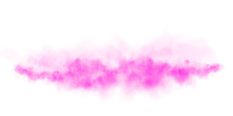 Bright Pink Smoke Cloud Illustration. Fantastic pink smoke. Magic smoke. Smog cloud on podium or stage. Fog vapor over ground or water surface, magic haze. Magic smoke, magic fog, pink steam. PNG.