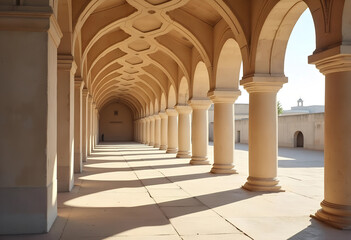 Naklejka premium cloister of the cathedral of st mary in split country