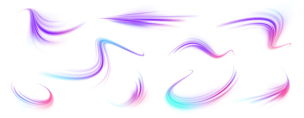 City road car light trails motion background. Electric car and city concept Hitech communication concept innovation background. Expressway, car headlight effect. Speed connection vector background.