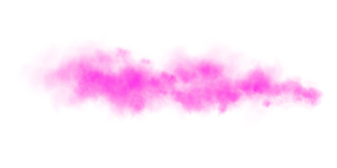 Bright Pink Smoke Cloud Illustration. Fantastic pink smoke. Magic smoke. Smog cloud on podium or stage. Fog vapor over ground or water surface, magic haze. Magic smoke, magic fog, pink steam. PNG.