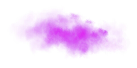 Bright Purple Smoke Cloud Illustration. Fantastic purple smoke. Magic smoke. Smog cloud on podium or stage. Fog vapor over ground or water surface, magic haze. Magic smoke, magic fog, purple steam. PN