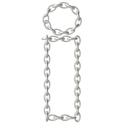 Obraz premium Small i Alphabet letters type of barbed wire