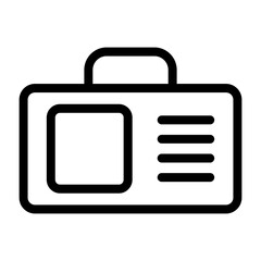 Obraz premium Id Card Icon