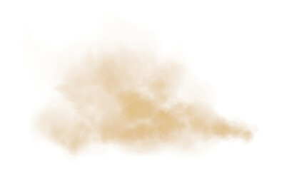 Bright Golden Smoke Cloud Illustration. Fantastic golden smoke. Magic smoke. Smog cloud on podium or stage. Fog vapor over ground or water surface, magic haze. Magic smoke, magic fog, golden steam. PN