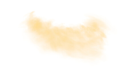 Bright Yellow Smoke Cloud Illustration. Fantastic yellow smoke. Magic smoke. Smog cloud on podium or stage. Fog vapor over ground or water surface, magic haze. Magic smoke, magic fog, yellow steam. PN
