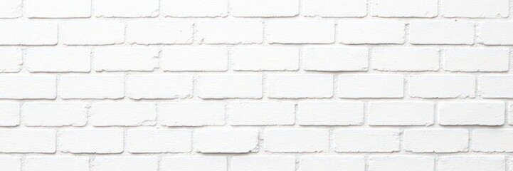 Fototapeta premium Clean white brick wall texture, perfect backdrop , simple, neutral