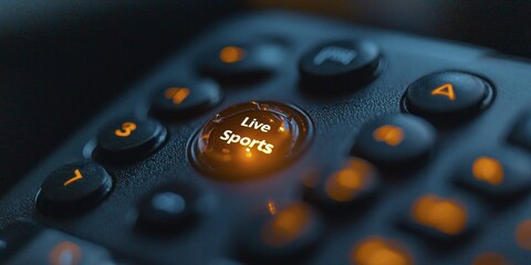 Button for live sports broadcasting
