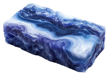 Fototapeta premium Small and Reusable Ice Pack Designed for Handbags Isolated on Transparent Background