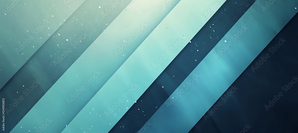 Poster a sleek and modern cyan background with a bold arrangement of diagonal strips for a minimalist backd
