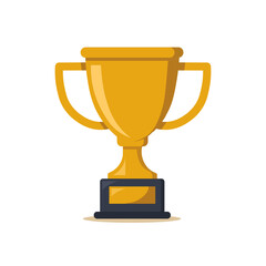 Cup, sports award, trophy, vector illustration