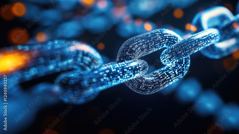 Poster blockchain-driven healthcare system ensuring secure patient data encryption and interoperability.