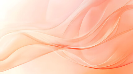 A peach-toned design with soft curves and subtle gradients, offering a serene and soothing visual experience.