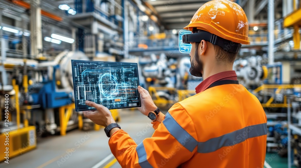 Poster digital twin technology powered by blockchain ensuring real-time data security and traceability.