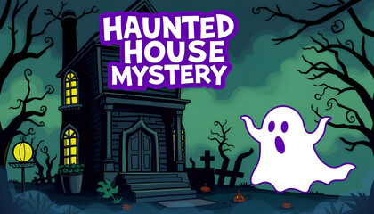 Explore a spooky but fun haunted house, solve mysteries, and befriend friendly ghosts