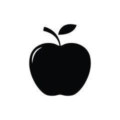 apple icon vector nutrition design silhouette