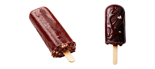 Obraz premium Colorful assorted fruity popsicles 