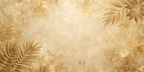 Beige Aged Generative AI Background with Copy Space - Left Alignment