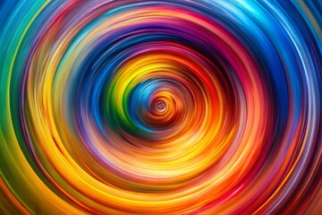 Obraz premium Abstract Color Spiral: Vibrant Swirling Hues in Candid Photography Style