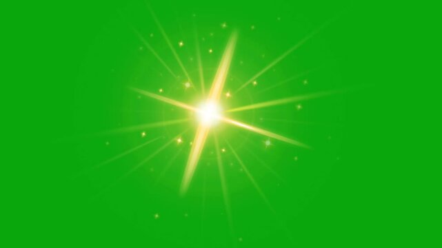 Gold Sparkle Effects for Green Screen, Easy editable green screen video, high quality vector 3D illustration. Top choice green screen background