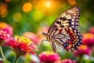 Chequered Blue Butterfly (Scolitantides orion) on Flower - Stock Photo