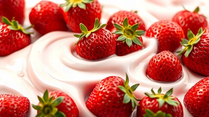 Fresh Strawberries in Cream: A Delicious and Creamy Delight

