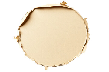 burnt paper on white background