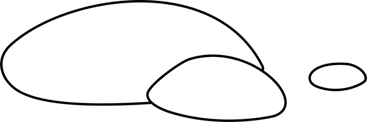 Rock Outline Coloring