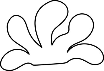 Grass Outline Coloring