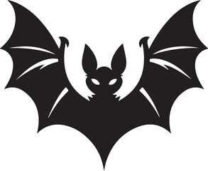 bat on a white background