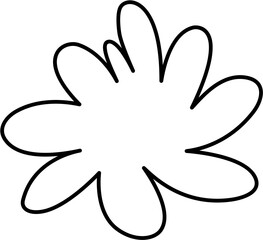 Bush Outline Coloring