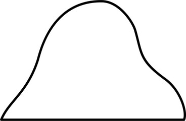 Mountain Outline Coloring