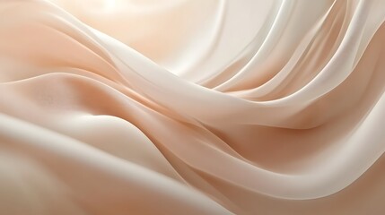 Fototapeta premium Abstract design with smooth shapes in a minimalist and modern style, perfect for creative visuals