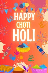 Celebrate the vibrant festival of colors with this joyful Holi wishes Post Design | Perfect for spreading love | Happiness and colorful vibes with your friends and family on this joyous occasion!