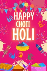 Celebrate the vibrant festival of colors with this joyful Holi wishes Post Design | Perfect for spreading love | Happiness and colorful vibes with your friends and family on this joyous occasion!