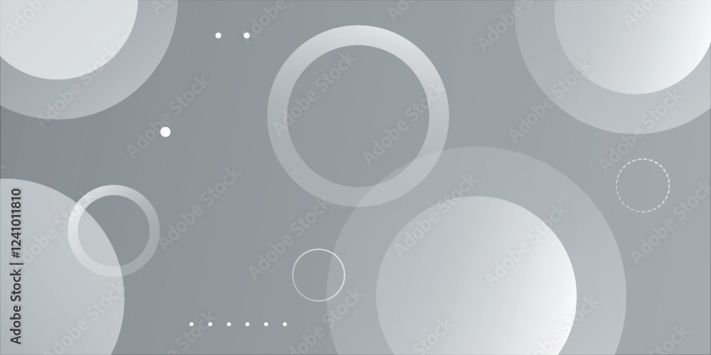 Sticker abstract white background with circles. eps10 vector