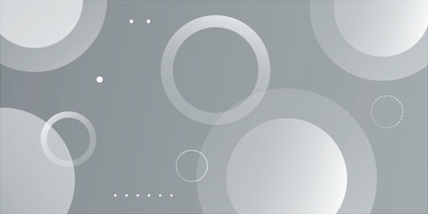 Abstract white background with circles. Eps10 vector