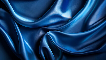 Obraz premium sleek matte texture heritage featuring deep blues and diffused shadows growing a polished elegant experience