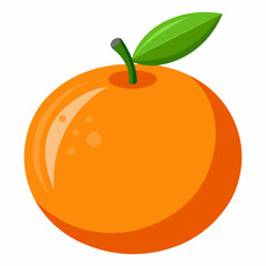 illustration of an orange