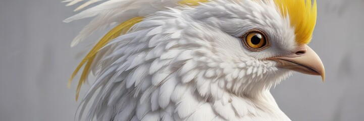 Obraz premium White plumage with a subtle yellow sheen on the head and neck, bird in flight , wading bird, snow-covered landscape