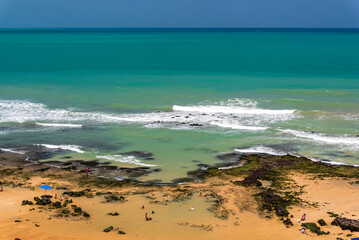 Scenic View of Baía Formosa Beach, Rio Grande do Norte, Brazil on January 14, 2025.