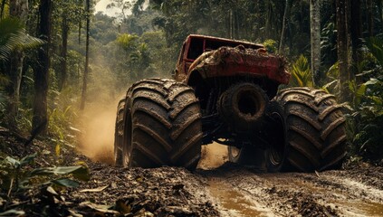Monster Truck in the Jungle: An Off-Road Adventure