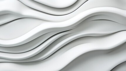 Monochrome minimalist digital wave design with smooth curved lines creating a flowing abstract pattern
