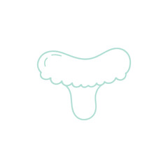 Hand-Drawn Mushroom Illustration
