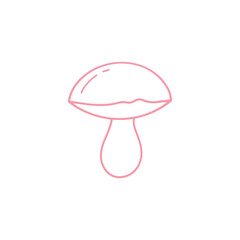 Hand-Drawn Mushroom Illustration
